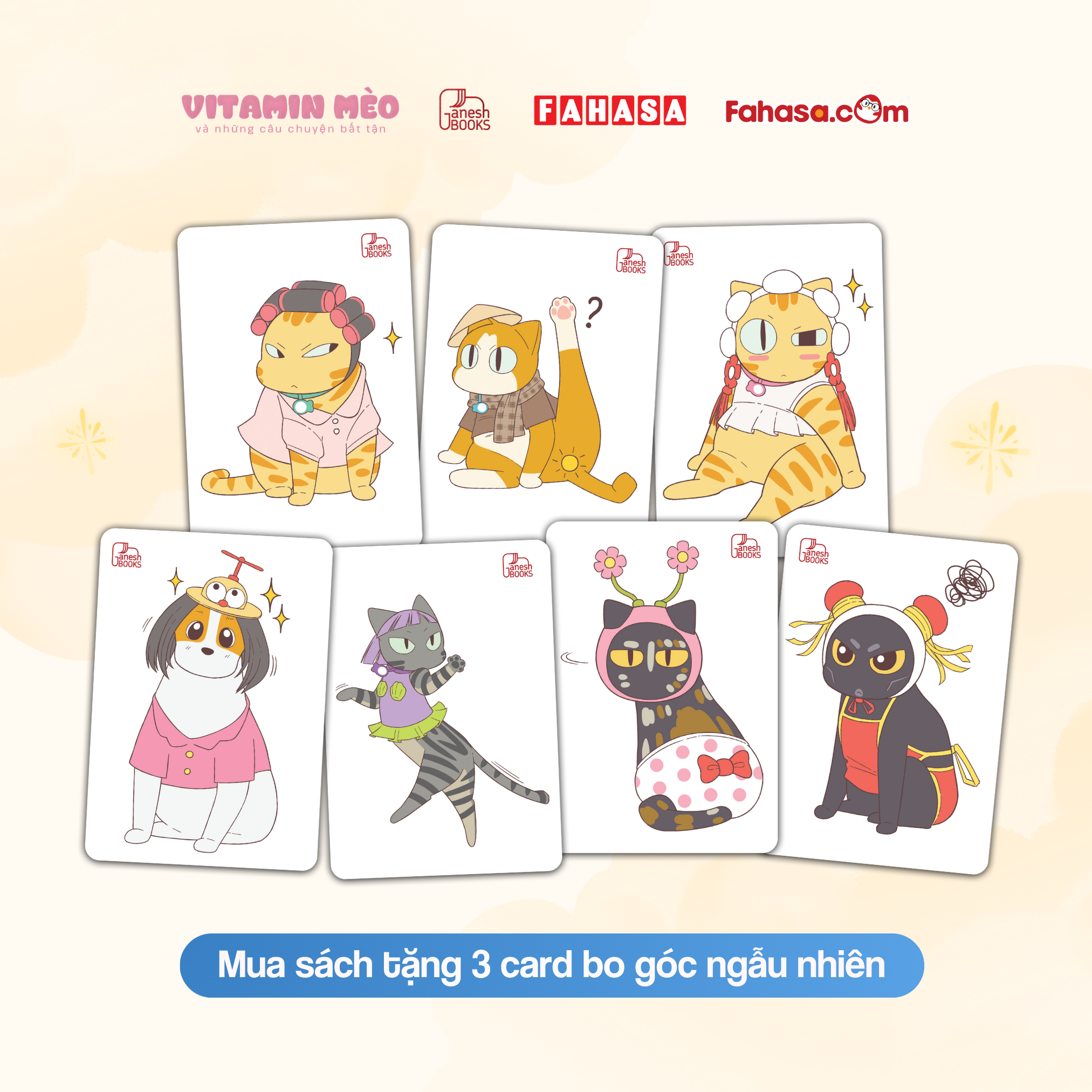 Sách - Vitamin Mèo Và Những Câu Chuyện Bất Tận - Tặng Kèm Random 3 Trong 7 Mẫu - Độc Quyền Fahasa