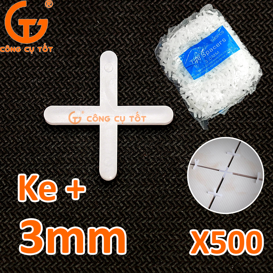 Túi 500 ke ốp lát gạch dấu cộng đường ron 3mm
