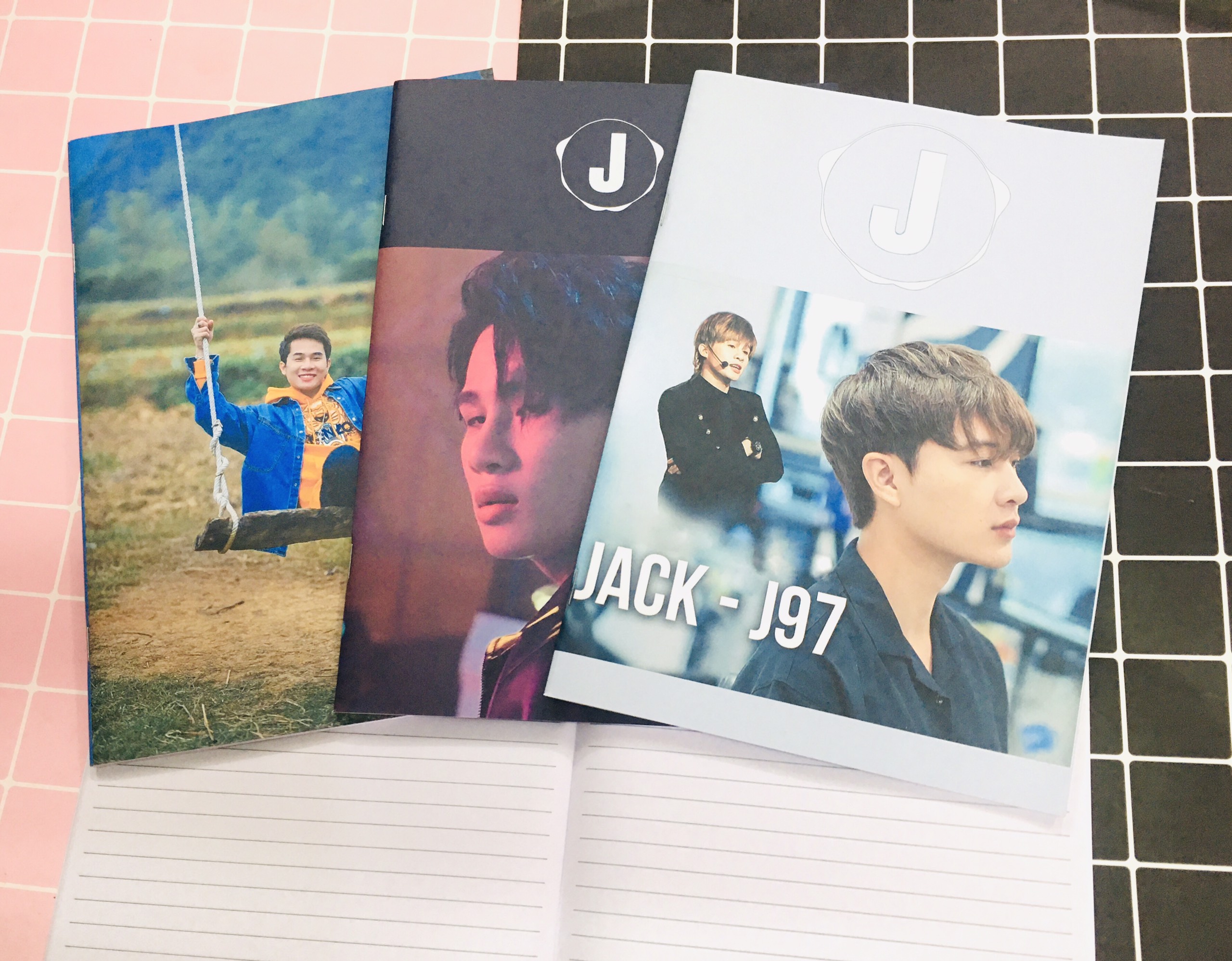 Set 2 Vở viết JACK PHƯƠNG TUẤN J97, tập viết kẻ ngang