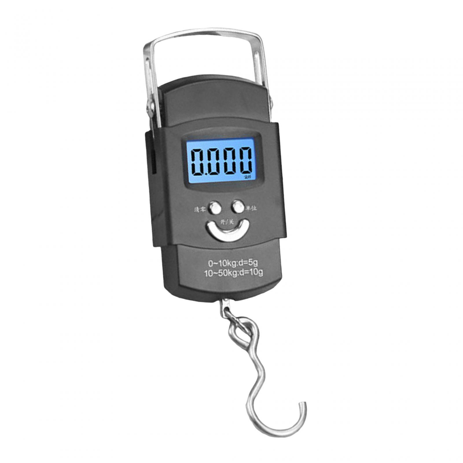 Fishing Digital Scale Hanging Travel Bag Backlight LCD Screen Suitcase Scale