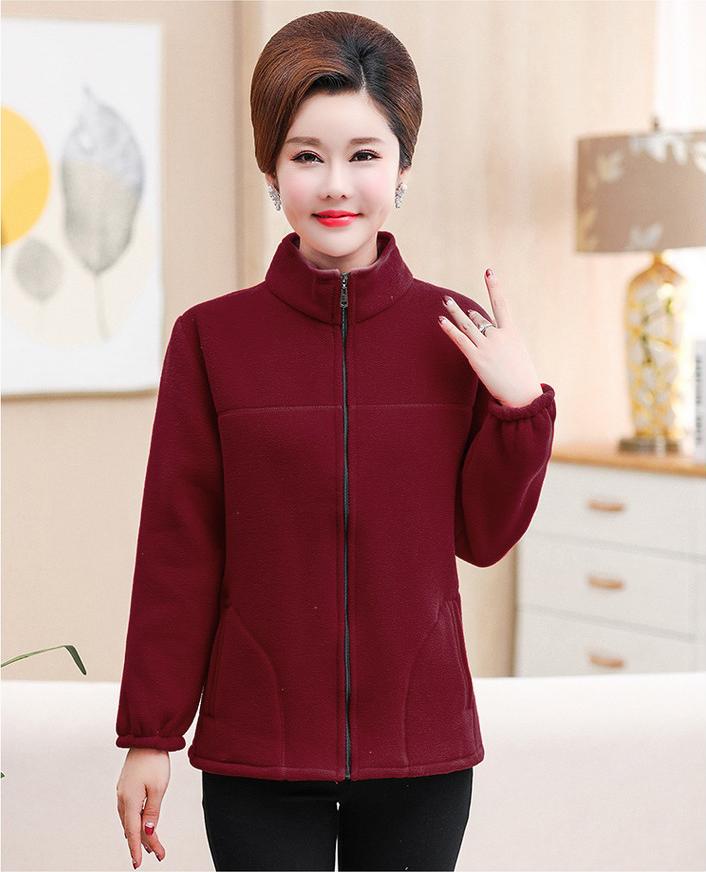 Áo Khoác Nỉ lót Lông Cho Người Trung Niên, người lớn tuổi NGD22D NGD22T NGD22X