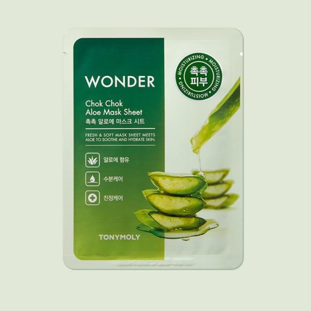 Mặt nạ dưỡng ẩm tinh chất lô hội Tonymoly Chok Chok Aloe Mark Sheet