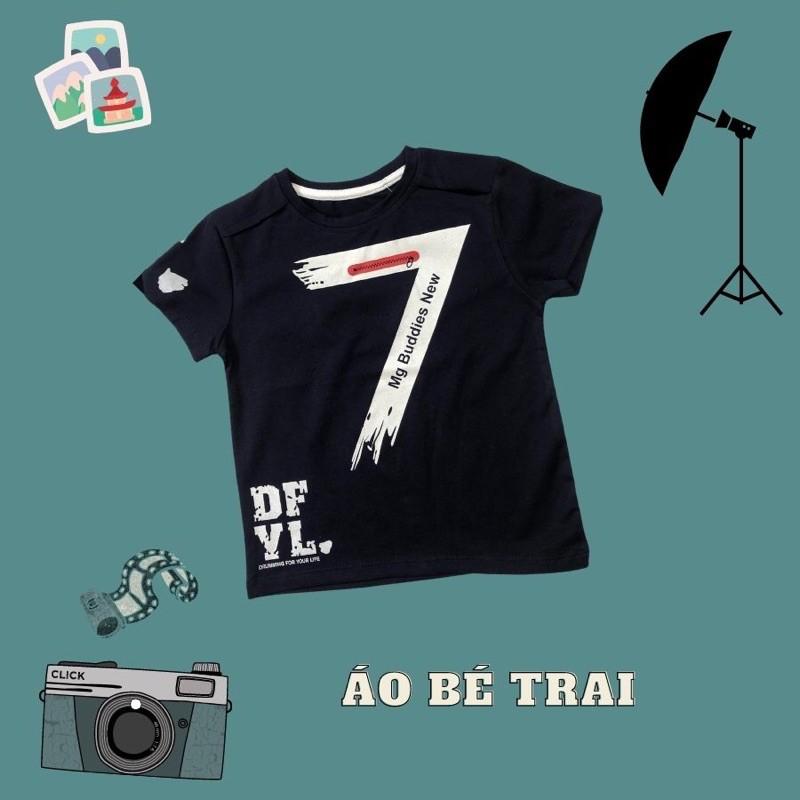 Áo thun bé trai cho bé 1-3 tuổi thoáng mát phong cách năng động Kidcat Shop