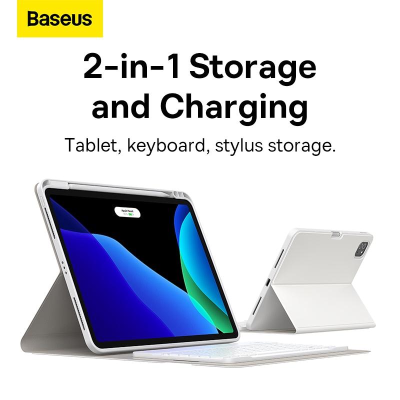 Bao Da Nam Châm Tích Hợp Bàn Phím Baseus Brilliance Detachable Keyboard Case cho P a d Pro（2018/2020/2021） (Hàng chính hãng)