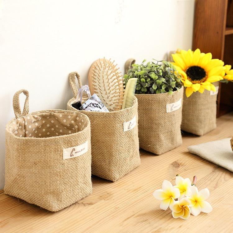 Túi vải lanh ANAEAT đựng đồ treo tường