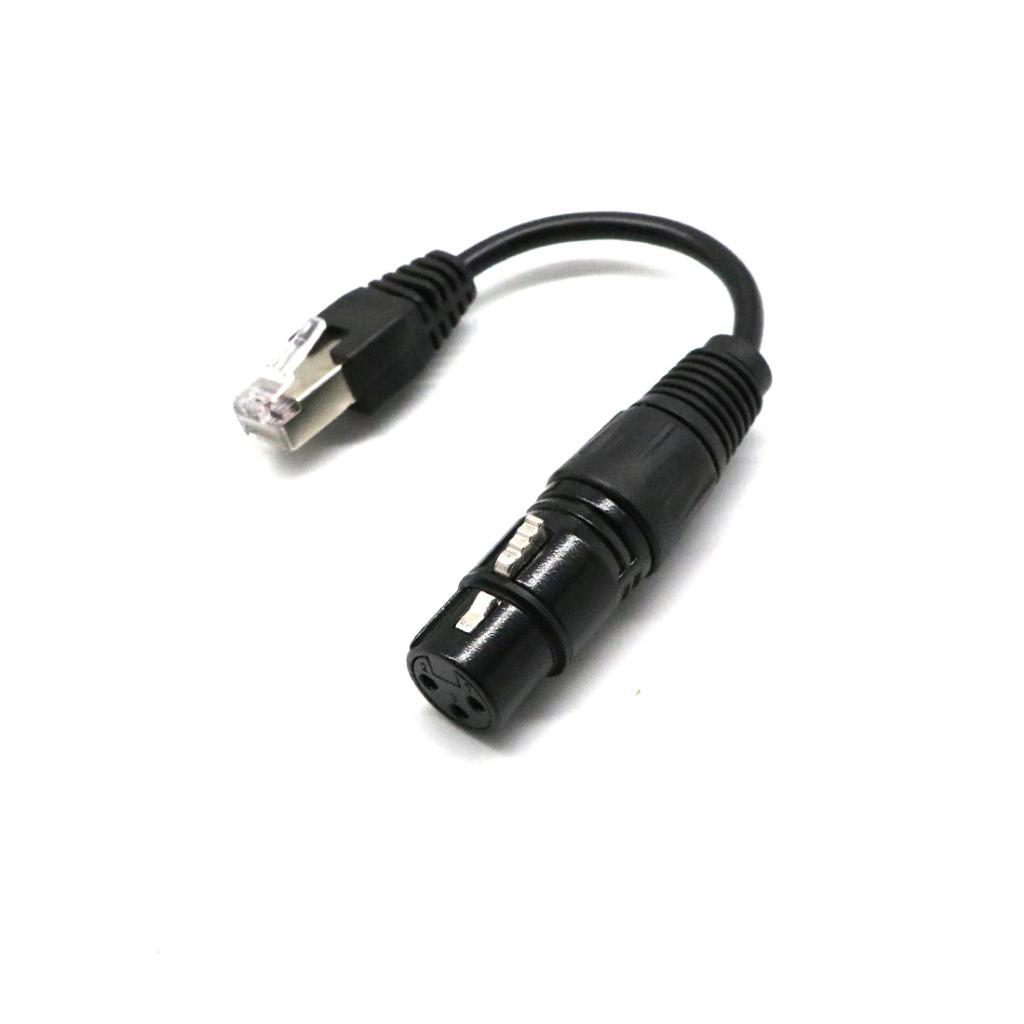 2X 1pc 15cm 3 Pin Female XLR to Male Network Connector for Strips