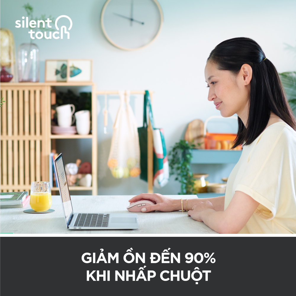 Chuột không dây bluetooth Logitech Signature M650 - Hàng chính hãng