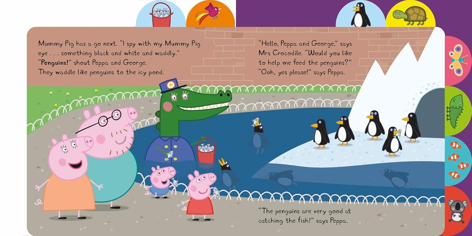 Sách ngoại văn: Peppa Pig - I Spy At The Zoo