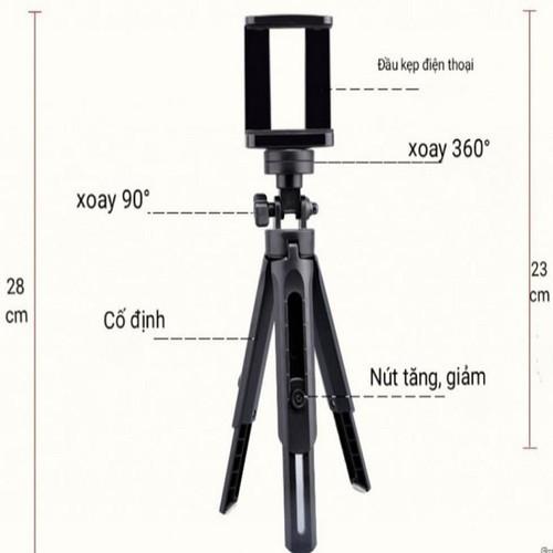 Tripod Mini, Giá, kẹp điện thoại để bàn 3 chân