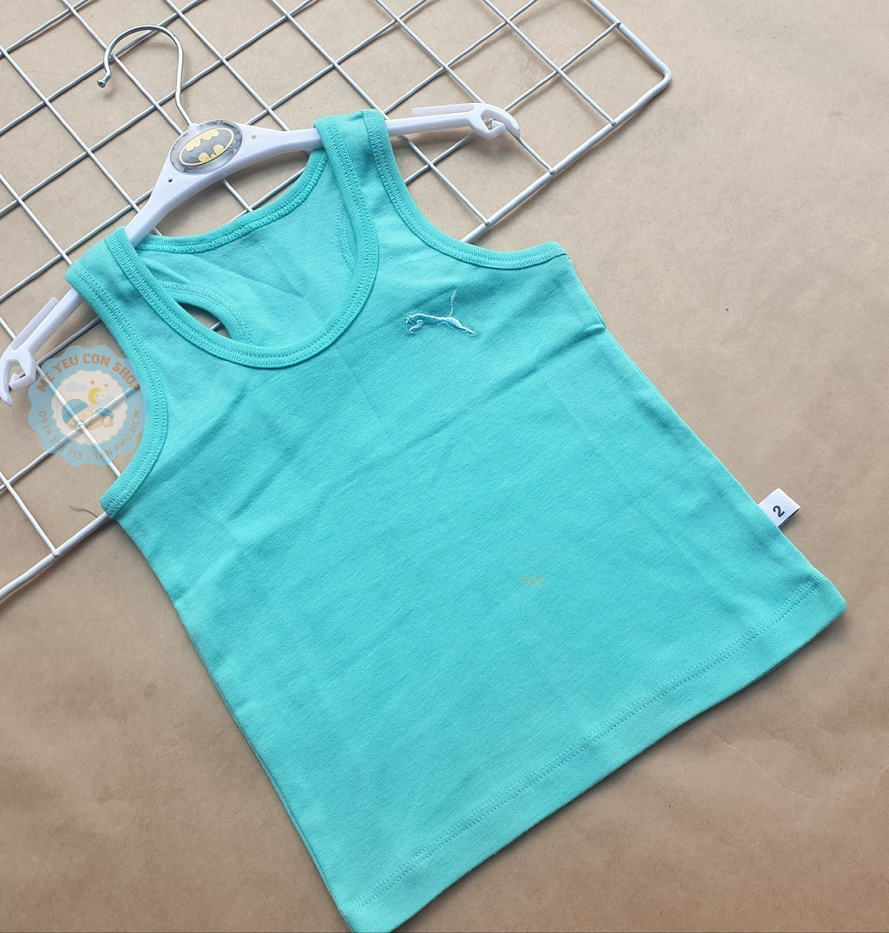 (5-17kg) ÁO BA LỖ COTTON THUN MÀU CHO BÉ TRAI MIA.TOP (giao màu ngẫu nhiên)