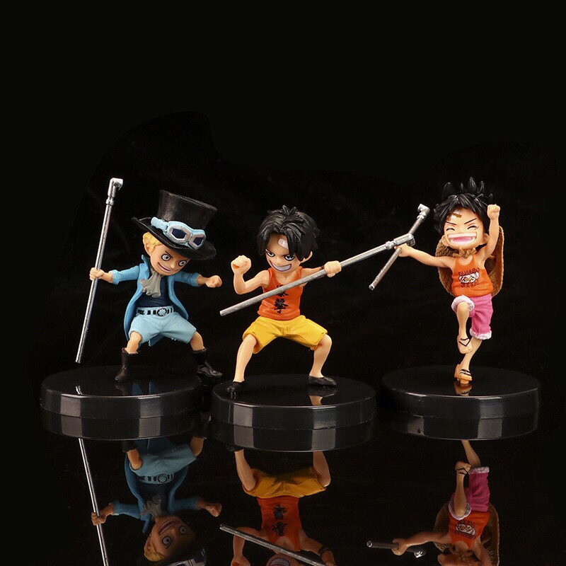 Mô hình trang trí : Luffy, Sabo, ACE