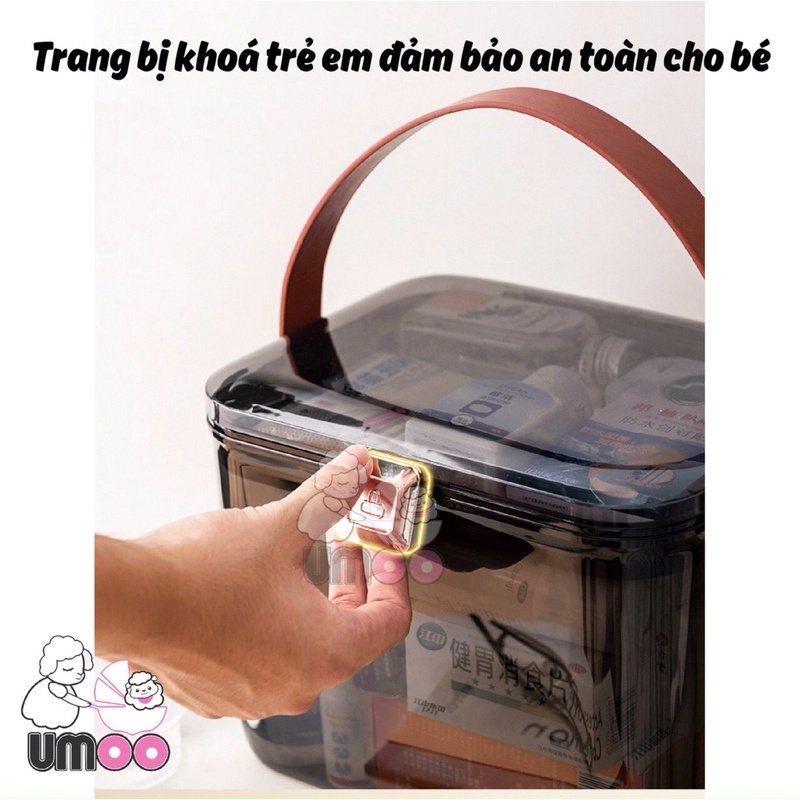 Hộp Đựng Thuốc Umoo 11125 Cứng Cáp Tiện Lợi Tốt Cho Sức Khỏe