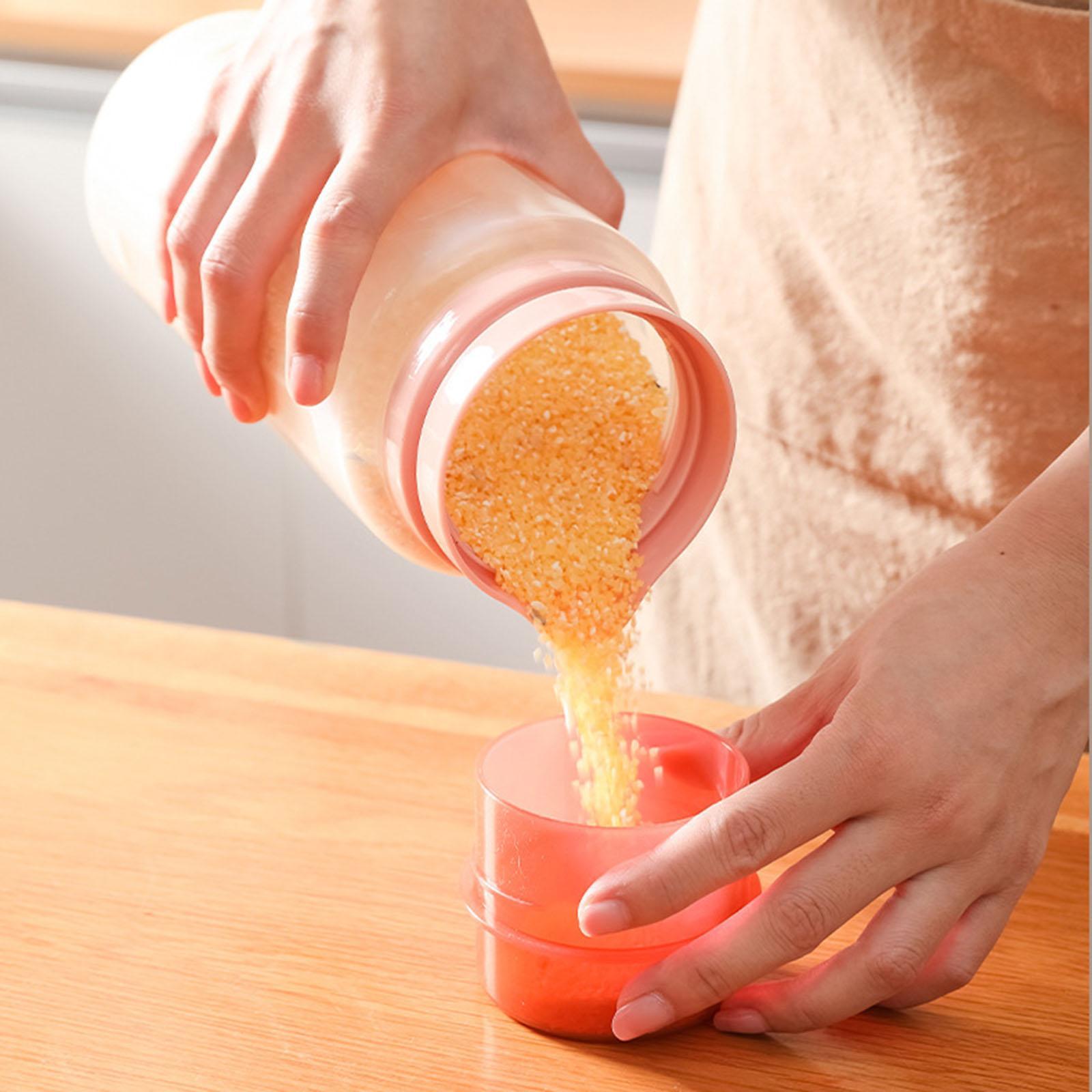 Airtight Food Storage Jars with Lids for Spaghetti Flour Sugar Coffee