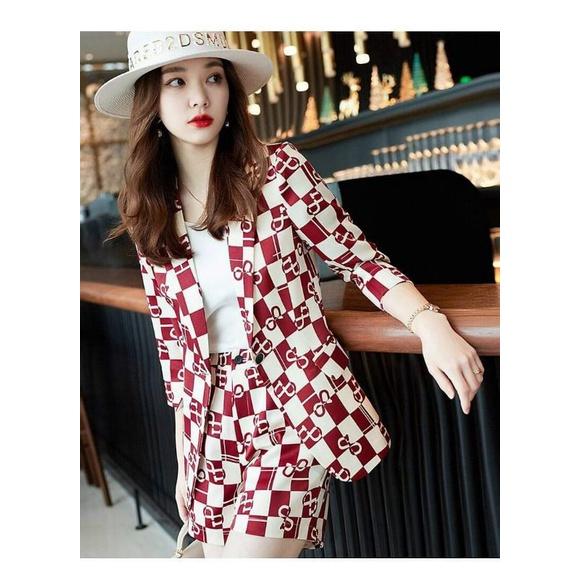 SÉT BỘ VEST HOẠ TIẾT CARO
