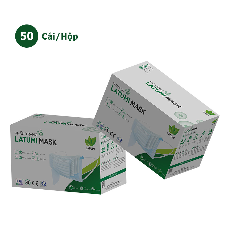 Khẩu Trang 4 Lớp Cao Cấp LATUMI