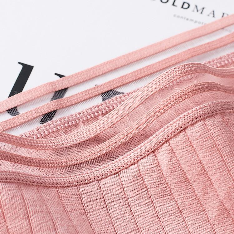 Quần lót phối ren nữ size L, XL, XXL có túi zipper riêng/ Underwear