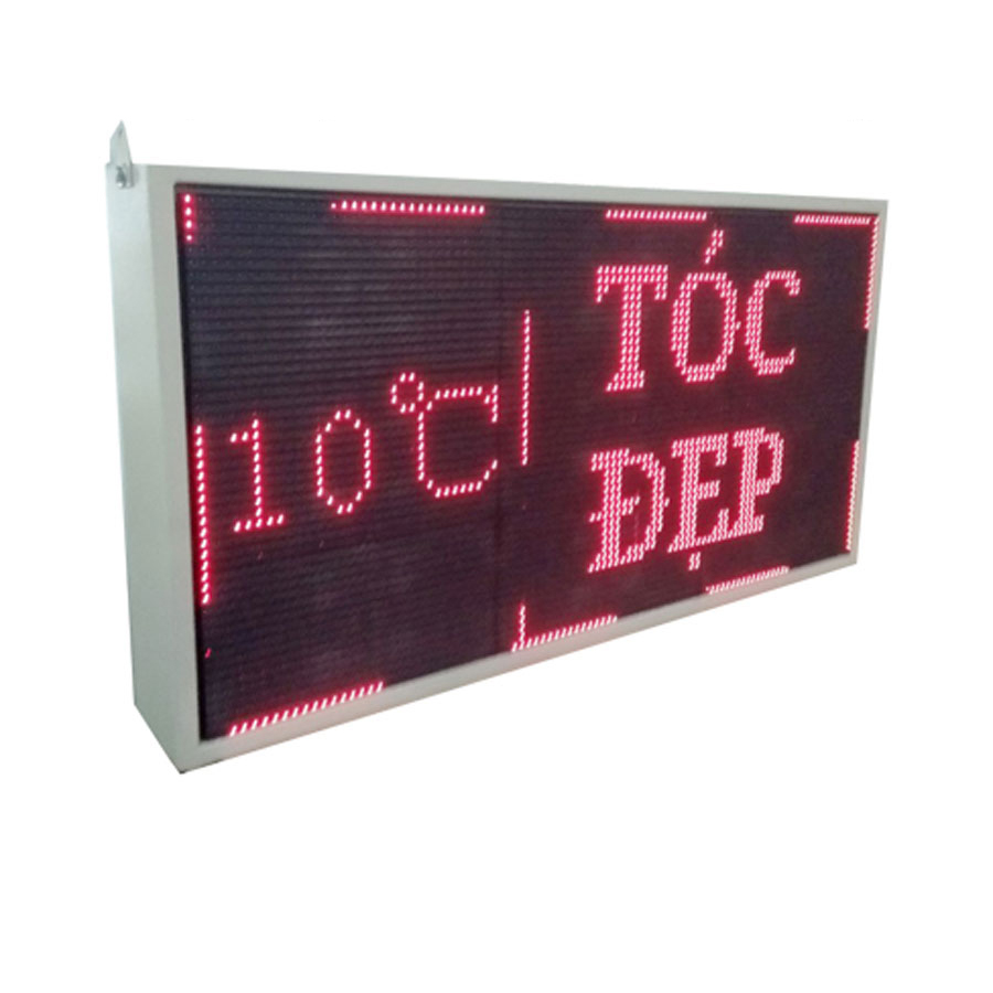 Biển quảng cáo màn hình LED thông minh HIKARU 1 màu, hai mặt hiển thị, KT cao 520mmx rộng 1000mm