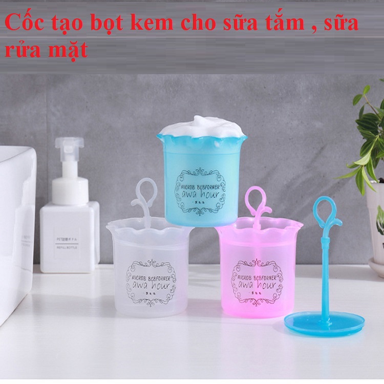 CỐC TẠO BỌT XÀ PHÒNG – Tạo bọt cho sữa Rửa Mặt, Dầu Gội, Sữa Tắm Tiện Dụng – 893