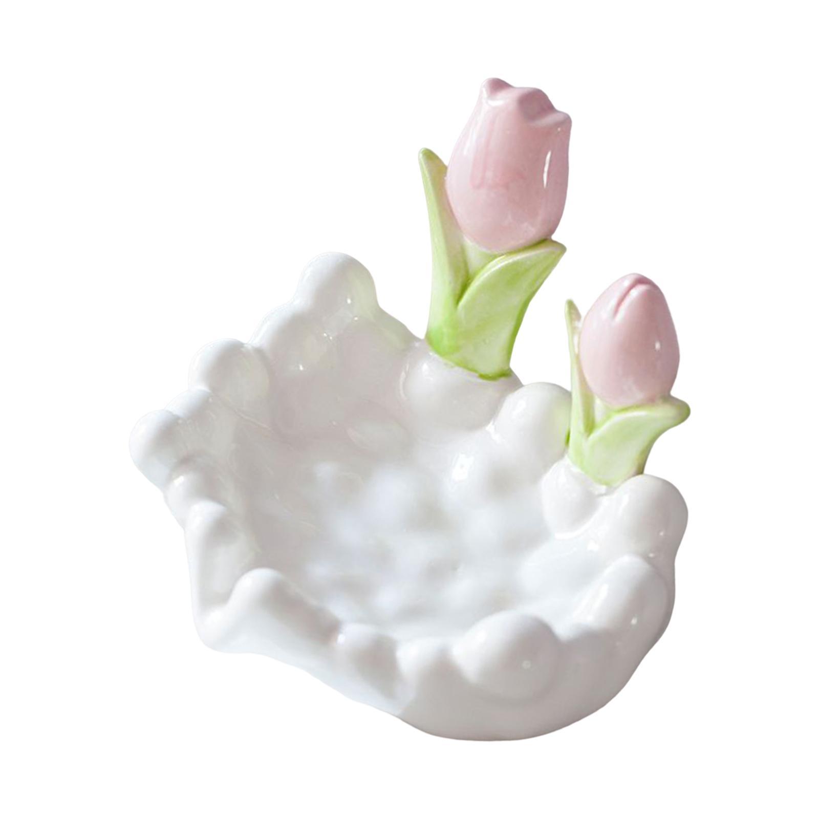 Soap Container Box Bathroom Punch Free Smooth Cartoon Flower Shape Soap Dish
