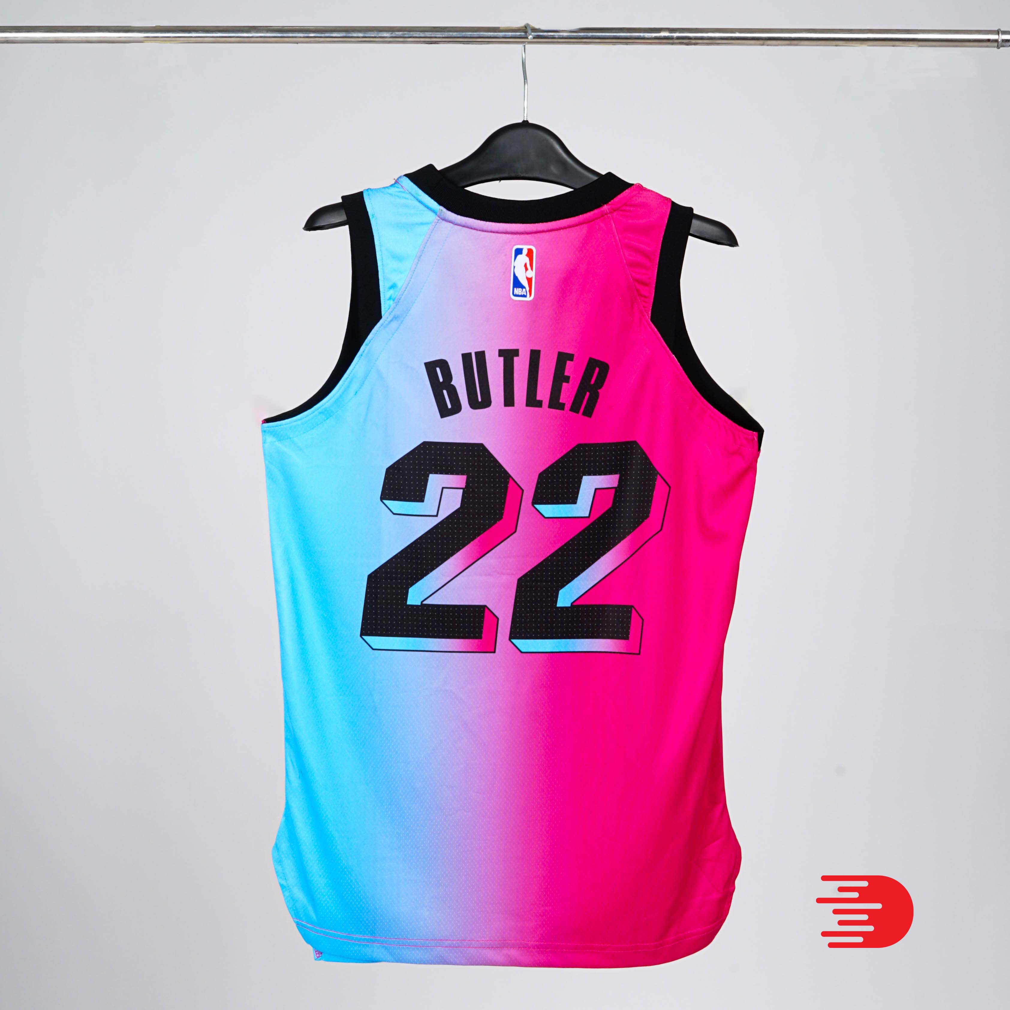 Trang Phục bóng rổ ACTEE DELO Miami Heat City Edition ViceVersa 2021_ HÀNG IN