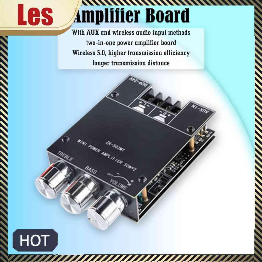 Mô Đun Khuếch Đại Âm Thanh ZK-502MT 2x50W 2.0 Chuyên Dụng