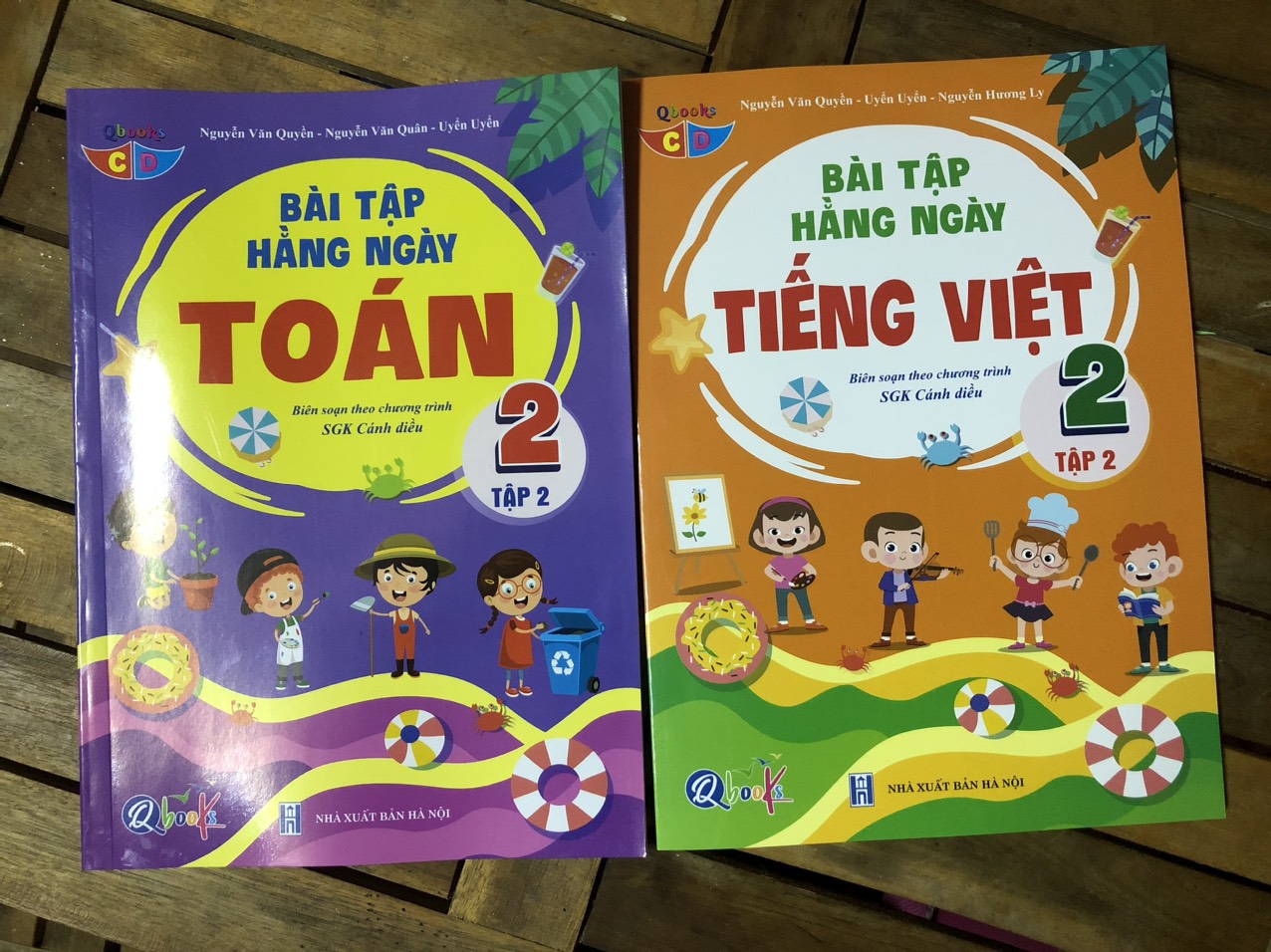 Sách - Combo Bài Tập Hằng Ngày - Toán và Tiếng Việt Lớp 2 - cánh diều - Tập 1, 2 (2 cuốn)