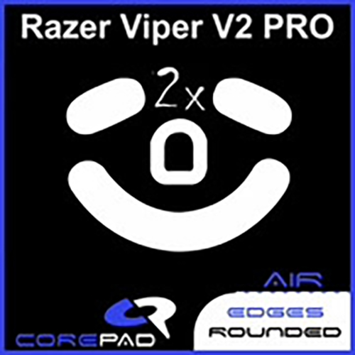 Feet chuột PTFE Corepad Skatez AIR Razer Viper V2 PRO Wireless - 2 Bộ - Hàng Chính Hãng