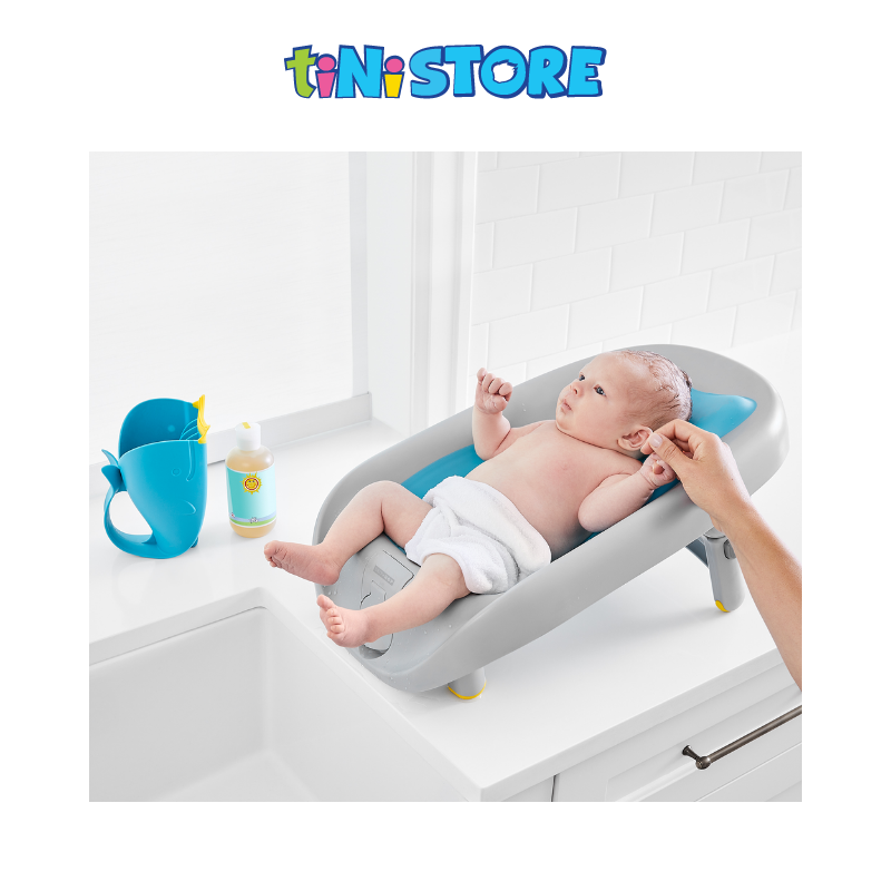 tiNiStore-Tựa tắm cho bé màu xanh và xám Skip Hop 9H498210