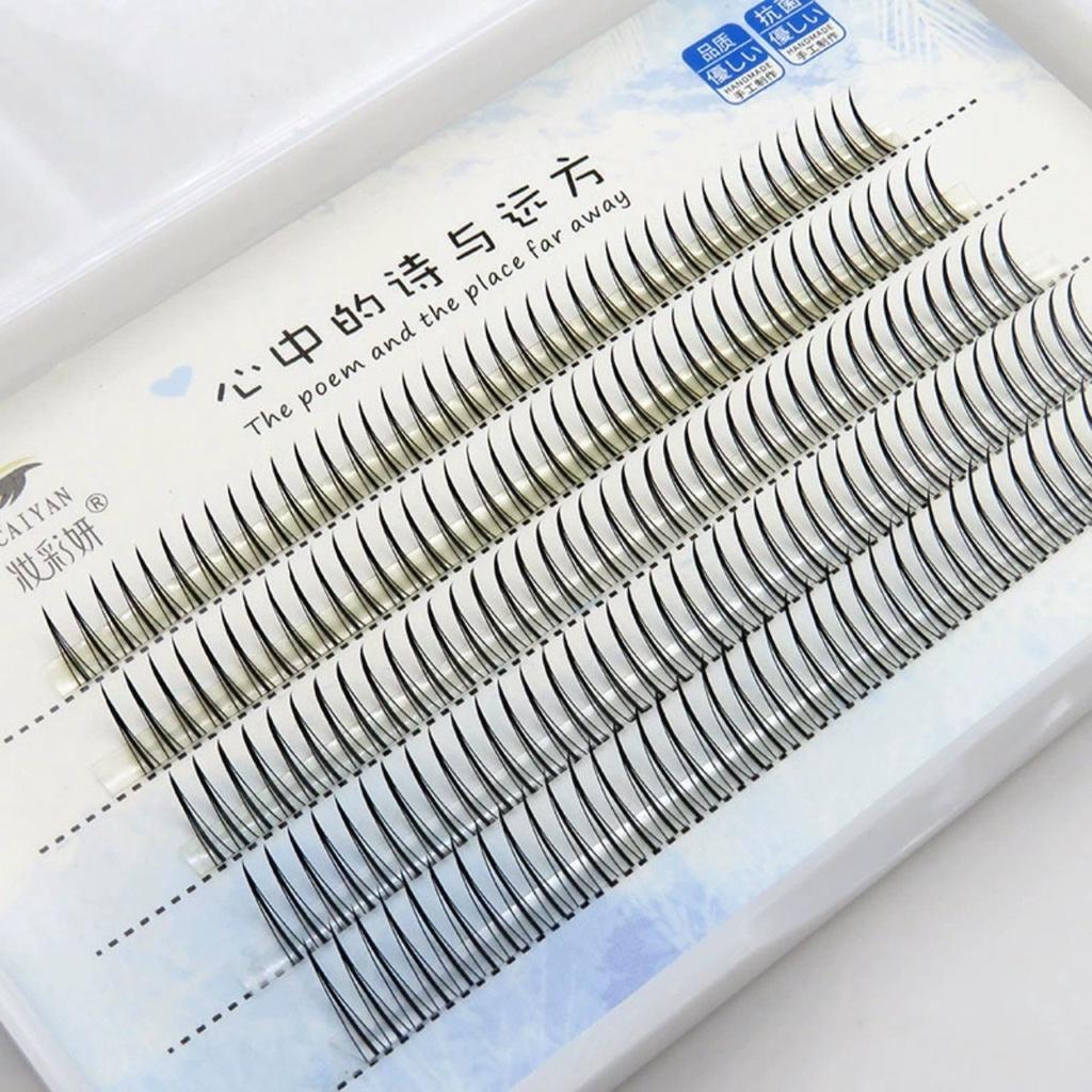 Mi đuôi cá, mi chữ A, trụ, katun, xương cá các mẫu mi mới mix size , kiểu mẫu mới 2022.