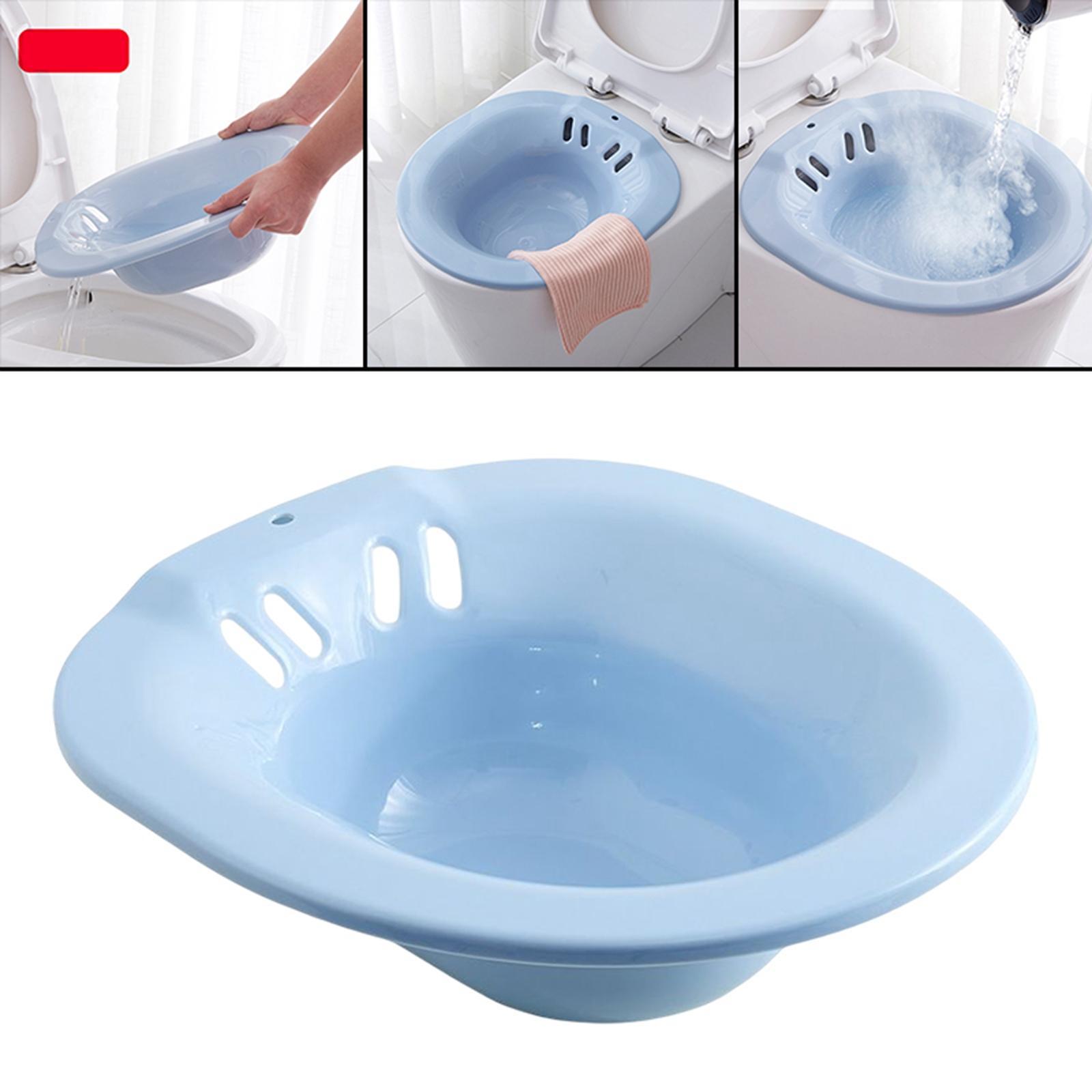 Toilet Bidet Steam Seat Bidet Basin Drain Holes for Women Home Use Travel