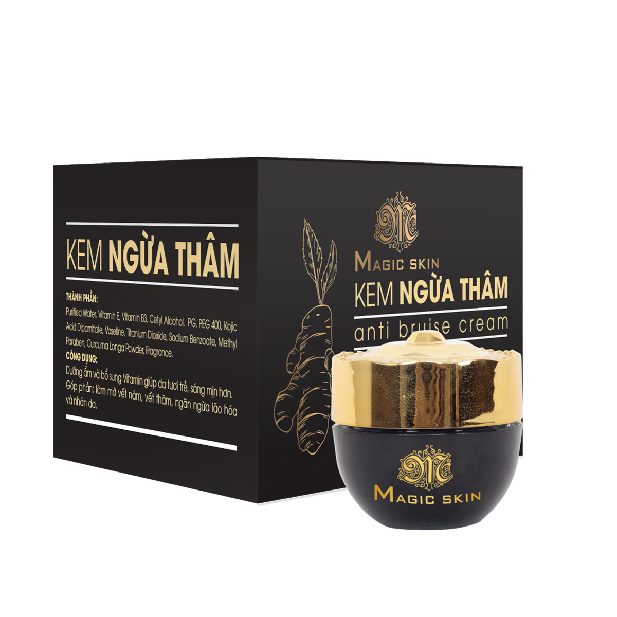 Kem Ngừa Thâm Magic Skin – Anti Bruise Cream – Đánh Thức Khả Năng Tự Tái Tạo Của Làn Da 15g