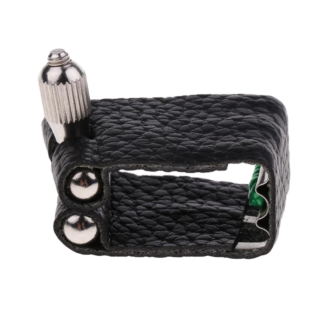 PU Leather Alto Eb Saxophone Ligature for Saxophone Sax Mouthpiece Parts