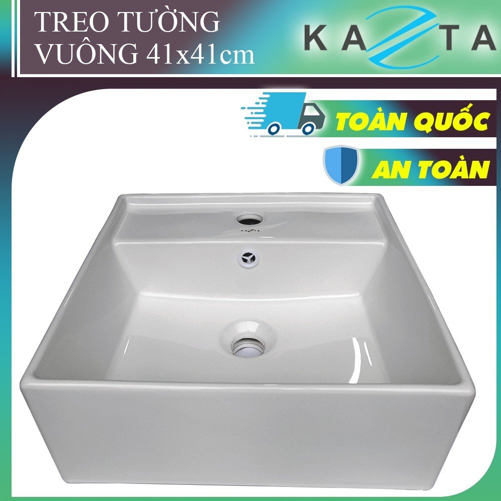 Lavabo Treo Tường Vuông KAZTA KZ-CL266