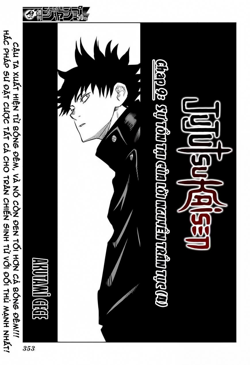 jujutsu kaisen - chú thuật hồi chiến chapter 9 4