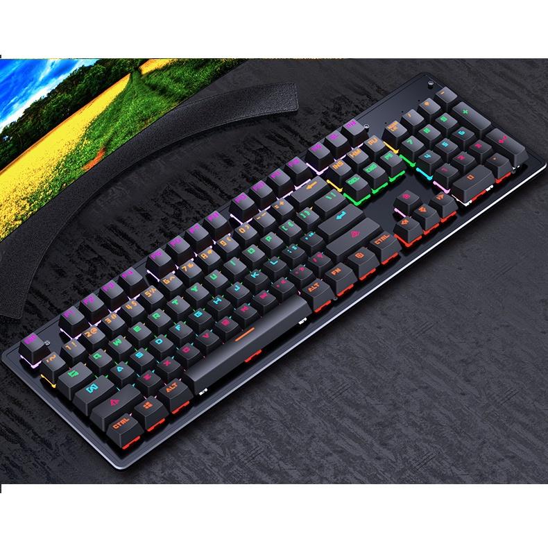 Bàn phím cơ Coputa bàn phím máy tính Gaming có dây LED RGB K880