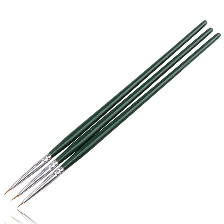 Cọ Nét Cán Xanh Vẽ Các Họa Tiết Nhỏ Và Tinh Tế, Cán Dễ Cầm Và Thao Tác, Chất Liệu Sợi Tổng Hợp Mềm Mịn, Hỗ Trợ làm Nhiều Kiểu Trang Trí Nail, Tạo Các Đường Kẻ Gọn Gàng