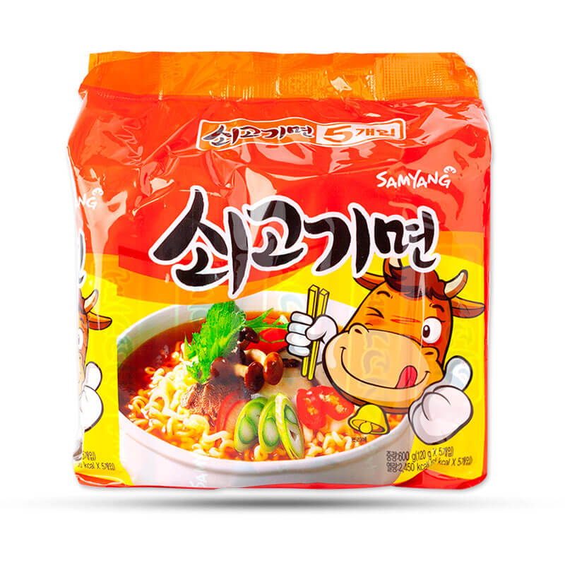 (COMBO 5 GÓI) Mì bò Samyang 120g