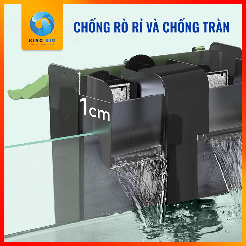 Lọc thác cao cấp Yee có tích hợp đèn UV diệt khuẩn cho bể cá thủy sinh