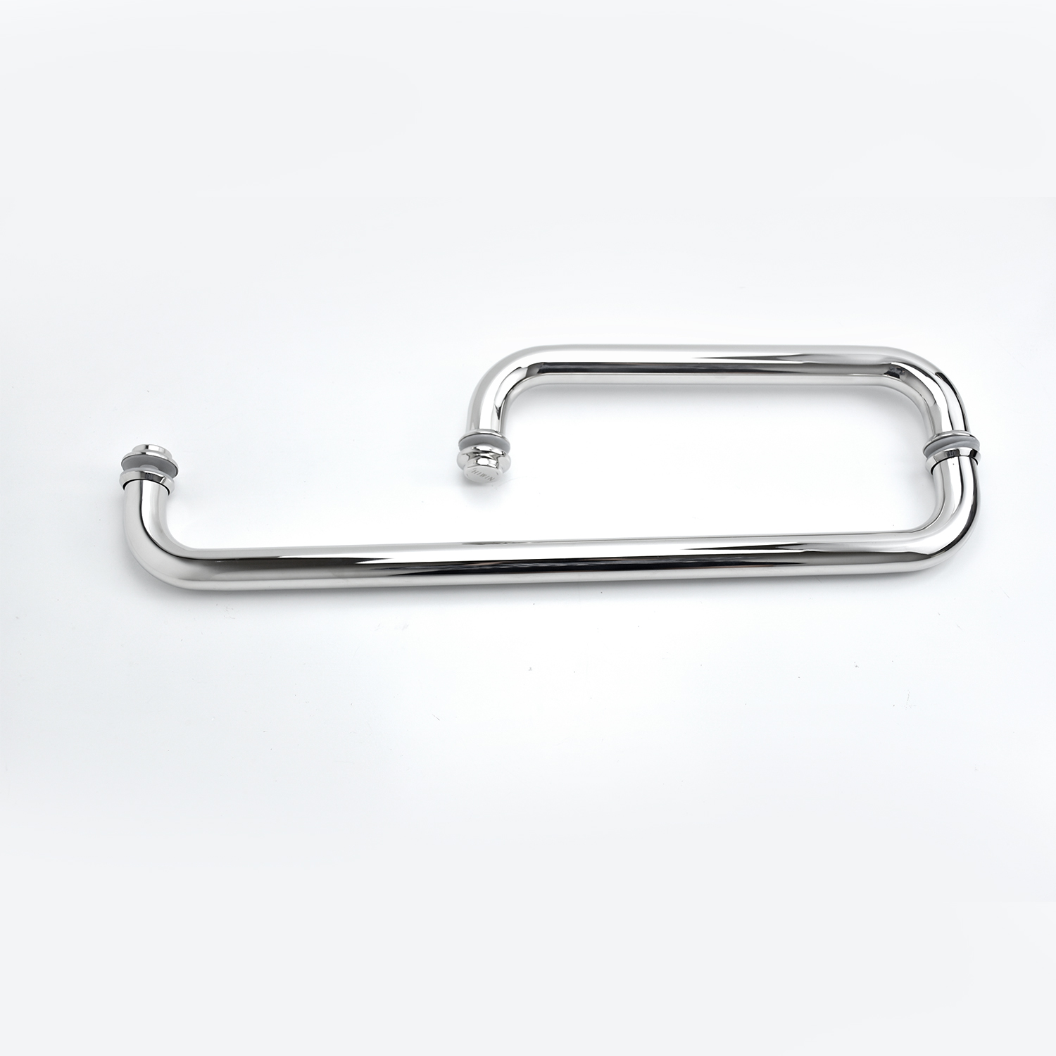 Tay nắm cửa vách tắm kính bo tròn inox 304 chống gỉ mặt gương Hiwin HD-600