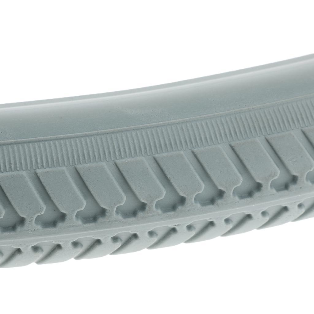 2pcs Polyurethane Wheelchair Street Tire Fits Most 24x1 3/8