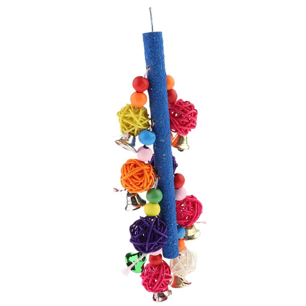 Parrot Toy, Chewing,Hanging Toy, Parrot Bird Parakeets Cage Standing Toys