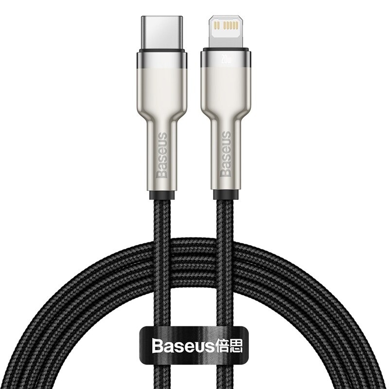 Cáp Sạc Baseus Cafule Series Metal Data Cable Type-C to iP 20W - Hàng Chính Hãng