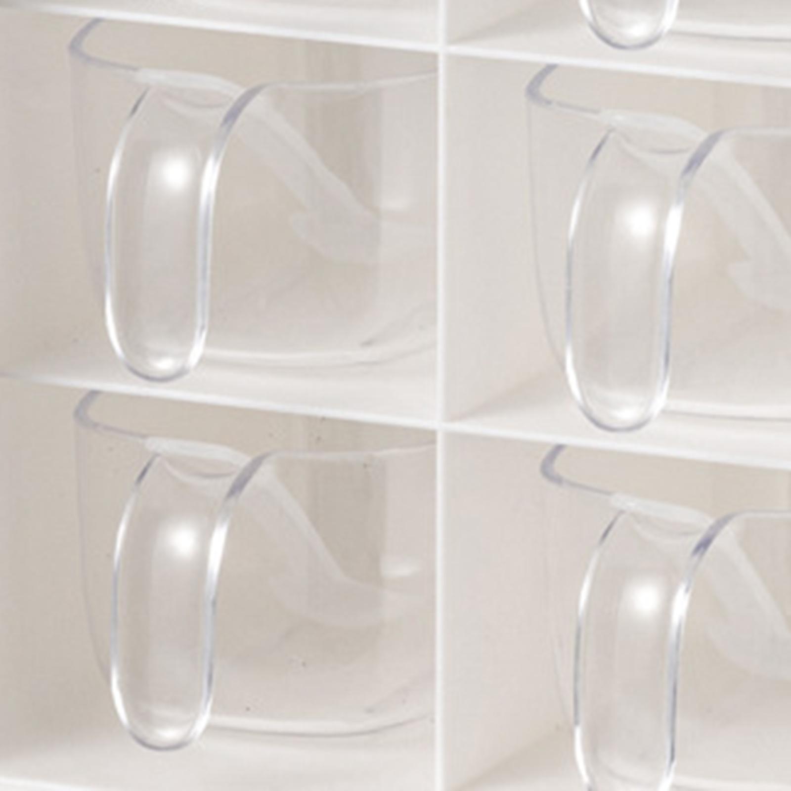 Wall Mount Spice Rack Seasoning Storage Box Kitchen Organizer Rack White