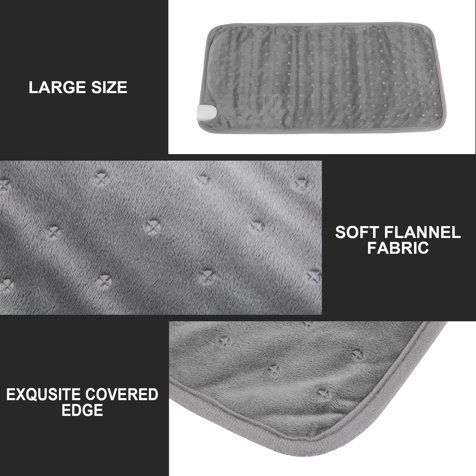 Electric Heated Warmers Washable Electric Heating Pad 6 Heating Settings Cozy Electric Blanket for Feet Hands Back Home Office