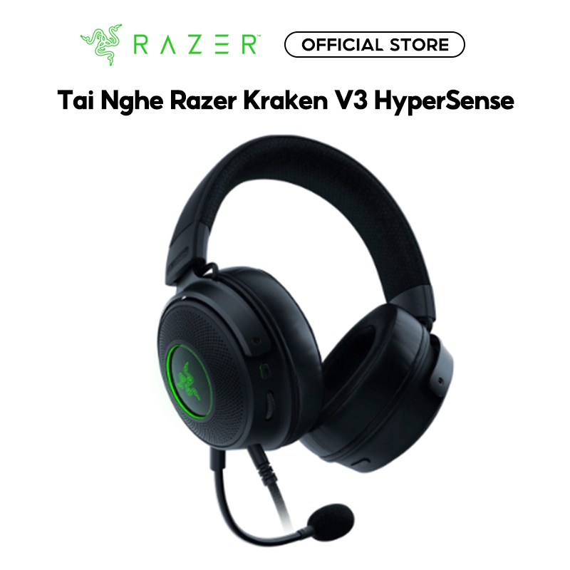 Tai Razer kraken V3 Hypersense | Tai nghe nghe có dây HÀNG CHÍNH HÃNG