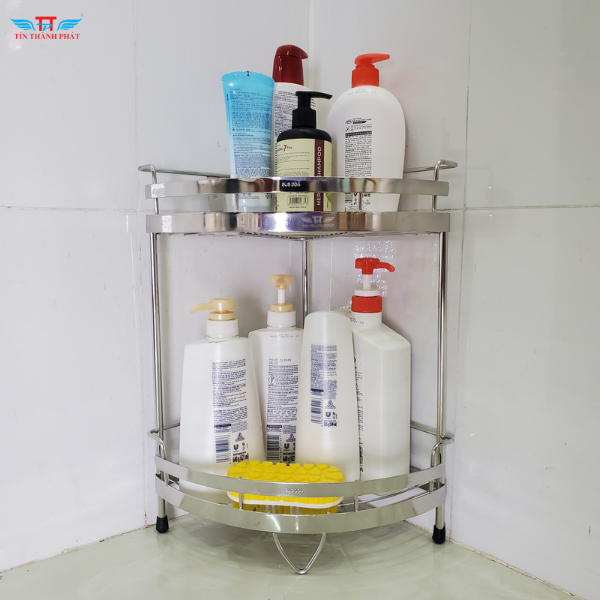 KỆ GÓC 2 TẦNG INOX 304 TÍN THÀNH PHÁT