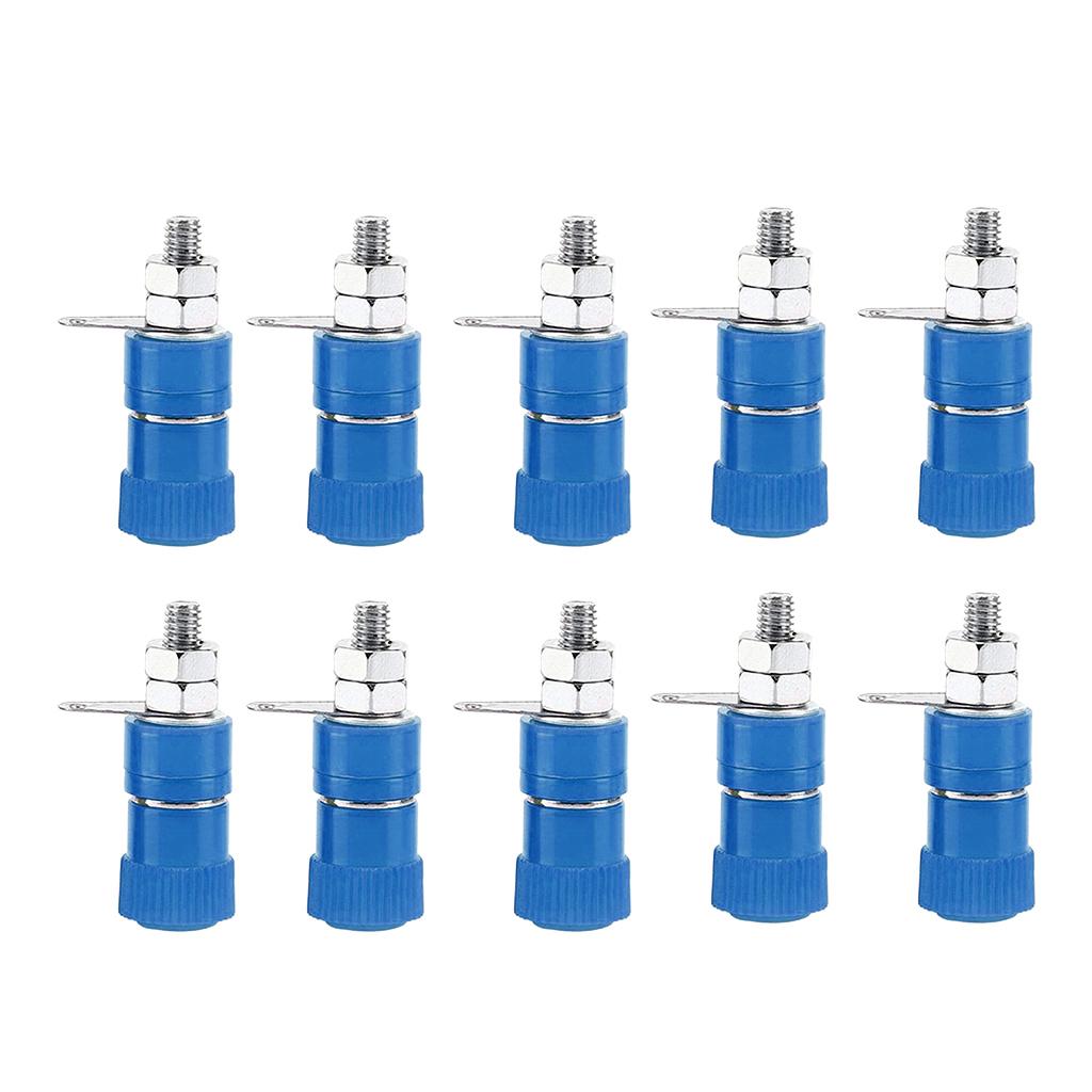 4mm Banana Ổ Cắm Mạ Niken Gắn Kết Nut Nut Jack Kết Nối