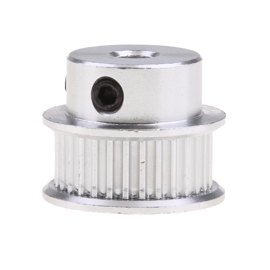 Aluminum Alloy 3D Printer GT2 30 Teeth Timing Belt Pulley 5mm Bore for X Axis & Y Axis Drive~ 2PCS