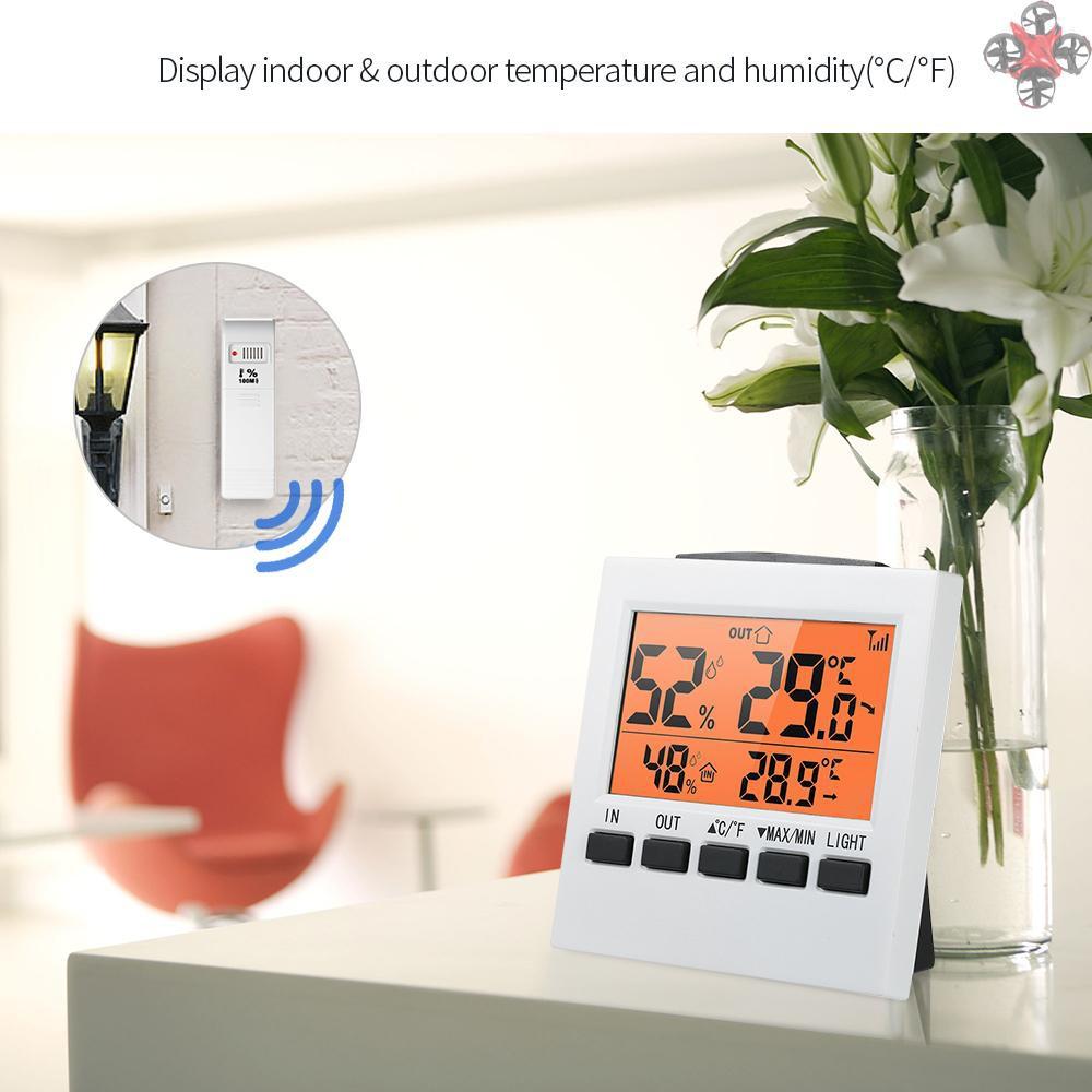 Đồng Hồ Đo Độ Ẩm Và Nhiệt Độ Kỹ Thuật Số Màn Hình Lcd