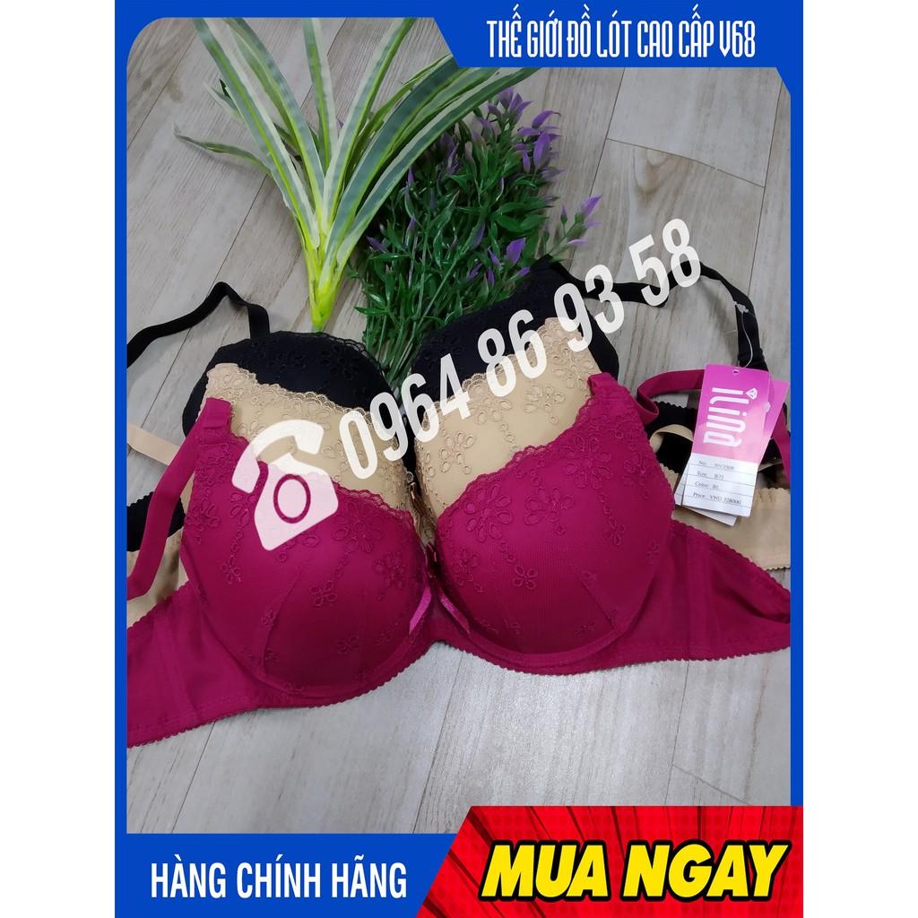 Áo lót nữ nâng ngực ILINA BON BON 3508 mút dày phối ren